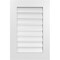 Ekena Millwork Vertical Surface Mount PVC Gable Vent: Functional, w/ 3-1/2"W x 1"P Standard Frame, 20"W x 30"H GVPVE20X3001SF - alternate 1